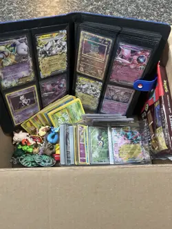 Big Box Binder Pokemon Card Collection Lot Wotc Vintage Full Art Base Set More - Image 1