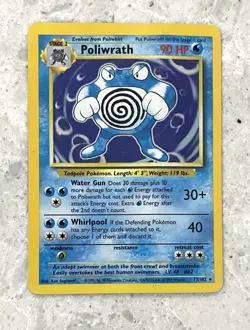 1999 Pokemon Poliwrath HOLO Base Set 13/102. Rare/Vintage. Excellent/Very Good. - Image 1