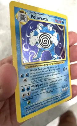 1999 Pokemon Poliwrath HOLO Base Set 13/102. Rare/Vintage. Excellent/Very Good. - Image 2