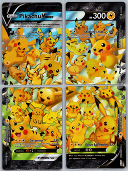 Pokemon Sword & Shield Pikachu V-Union Set of 4 #SWSH139-142 NM - Image 1