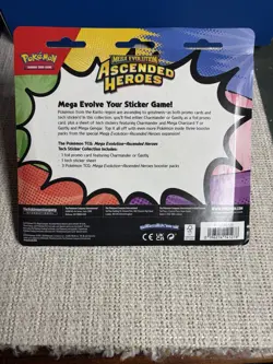 Pokemon Ascended Heroes Tech Sticker Collection Charmander New Sealed IN-HAND - Image 2