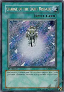 1x (P) Charge of the Light Brigade - TDGS-EN089 - Secret Rare - Unlimited Editio - Image 1