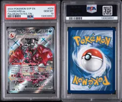 2024 POKEMON SVP EN-SV BLACK STAR PROMO PALDEAN FATES TIN CHARIZARD EX PSA 10 - Image 3