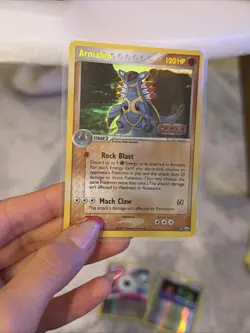 Armaldo 3/108 EX Power Keepers Stamped Set Reverse Holo Rare 2007 Pokemon Card - Image 2