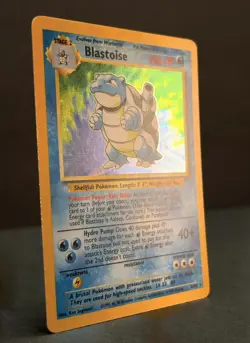 Pokemon Base Set Blastoise Holo - Lightly Played LP - Original Vintage 2/102 - Image 3