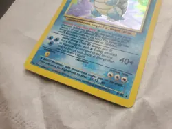 Pokemon 1999 Base Set Blastoise 2/102 Unlimited English HP Heavy Play - Image 4