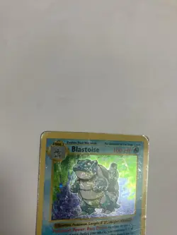 Pokemon Blastoise 2/102 Base Set (Shadowless) Unlimited Holo Damaged - Image 4