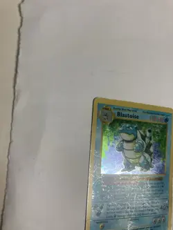 Pokemon Blastoise 2/102 Base Set (Shadowless) Unlimited Holo Damaged - Image 5