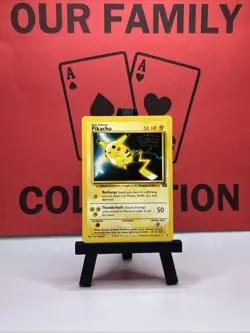 Pikachu #4 1999 WB Black Star Promo Pokemon the First Movie Pokemon TCG - Image 1