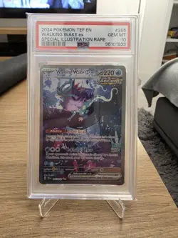 Pokemon Card Walking Wake Ex 205/162 Temporal Forces Rare PSA 10 - Image 1