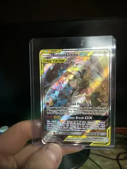 Reshiram & Zekrom GX Full Art Holo Card 222/236 Sm-Cosmic Eclipse Mint Condition - Image 4