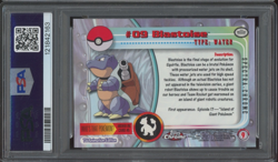 2000 Topps Chrome Pokemon TV Spectra #9 Blastoise Gem Mint PSA 10 - Image 2