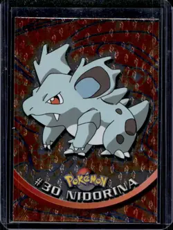 2000 Topps Chrome Pokemon Nidorina #30 - Image 1