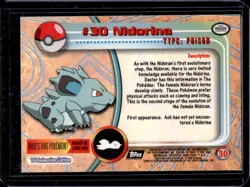 2000 Topps Chrome Pokemon Nidorina #30 - Image 2
