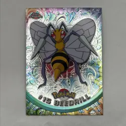 Beedrill 2000 Topps Chrome Pokemon T.V. Animation Series Holo #15 NM - Image 1