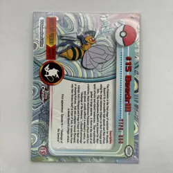 Beedrill 2000 Topps Chrome Pokemon T.V. Animation Series Holo #15 NM - Image 2