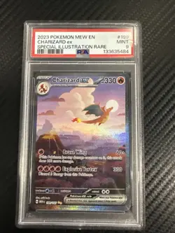 Pokemon TCG Charizard EX Card 199/165 Sir Scarlet & Violet 151 English PSA 9 - Image 1