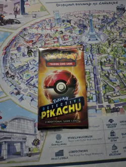 Pokemon Detective Pikachu Movie 2-Card Booster Pack (with SM190 Promo Holo Rare) - Image 1