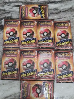 Pokemon Detective Pikachu Movie 2-Card Booster Pack (Lot of 10 Packs) - Image 1