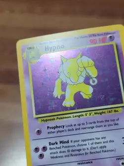 Hypno 8/62 Fossil Set Holo Rare Vintage WotC Pokemon Card MP!! - Image 2