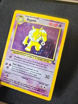Pokemon WOTC Card - Hypno - Fossil Set - Holo Rare - 8/62 - MP - Image 5