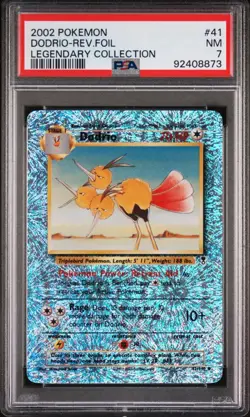 Dodrio Reverse Holo Foil Legendary Collection Pokemon Card - PSA 7 NEAR MINT - Image 1