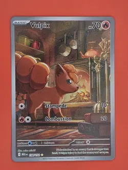 Pokemon TCG - Vulpix Illustration Rare 138/132 Me01: Mega Evolution Holo - Image 1