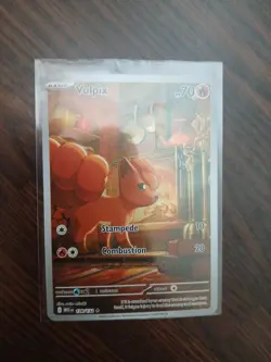 Pokemon TCG Mega Evolution Vulpix 138/132 Illustration Rare NEAR MINT - Image 2