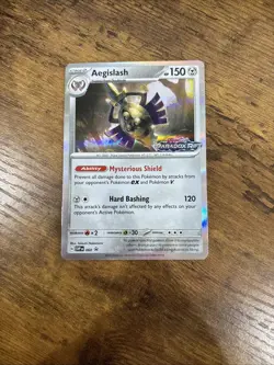 Pokemon TCG Aegislash 060 Black Star Promo Paradox Rift Stamped NM - Image 1