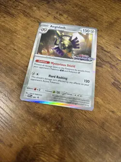Pokemon TCG Aegislash 060 Black Star Promo Paradox Rift Stamped NM - Image 3