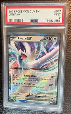 2023 POKEMON CLV EN CLASSIC VENUSAUR & LUGIA ex DECK 017 LUGIA EX PSA 9 MINT - Image 1
