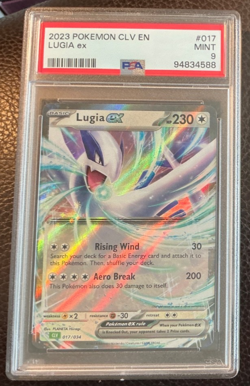2023 POKEMON CLV EN CLASSIC VENUSAUR & LUGIA ex DECK 017 LUGIA EX PSA 9 MINT - Image 2