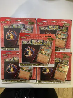 Pokemon Ascended Heroes Tech Sticker Pack Charmander IN HAND ✅ - Image 1