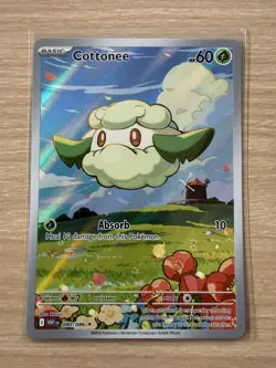 Pokemon TCG Cottonee 090/086 Illustration Rare - S&V White Flare English - NM/M - Image 3