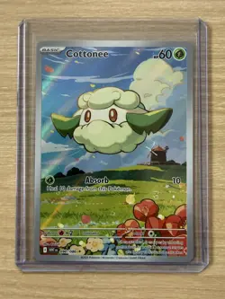 Pokemon TCG Cottonee 090/086 Illustration Rare - S&V White Flare English - NM/M - Image 4