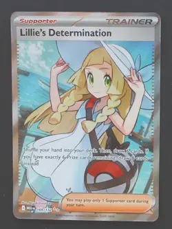 Lillie's Determination 169/132 - Mega Evolution Pokemon TCG - NM - Image 1