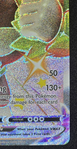 Holo Rillaboom VMAX SV106/SV122 Shiny Holo Rare Shining Fates Pokemon TCG - Image 5