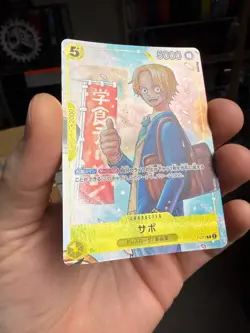 Sabo P-073 Saikyo Jump Promo The Strongest Three Brothers ONE PIECE Card Japan - Image 2