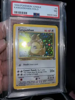 1999 Pokemon Jungle Edition Kangaskhan #5/64 Holo PSA 7 NEAR MINT - Image 1