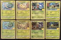 Pokemon 2021 McDonalds 25th Anniversary Complete Master Set 50 cards! NM - Image 1