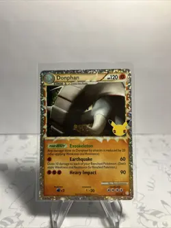 Donphan (Prime) 107/123 Celebrations: Classic Collection - Pokemon Card - NM - Image 2