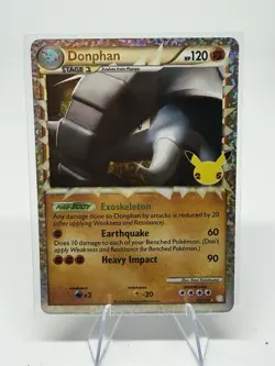 Donphan (Prime) 107/123 Celebrations: Classic Collection - Pokemon Card - NM - Image 1