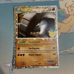 Pokemon TCG Donphan Prime Classic Collection Card 107/123 Celebrations 25th NM - Image 1