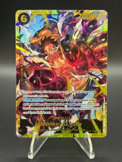 • Monkey.D.Luffy • OP10-118 Secret Rare Royal Blood Holo Foil One Piece TCG NM - Image 3