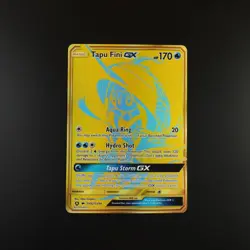 Tapu Fini GX SV92/SV94 Pokemon Hidden Fates Holo Full Art Card - Image 1
