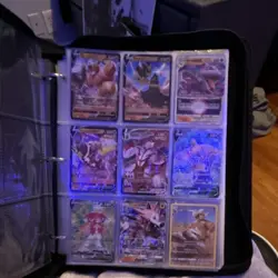 Pokemon TCG Card Lot Charizard Pikachu Sylveon Victini Binder Holo Foil - Image 1