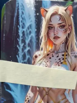 1/1 Only 1 Made Cheetara Human Waterfall 2 ThunderCats Southern Customs Card - Image 2