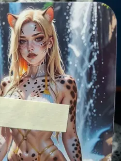 1/1 Only 1 Made Cheetara Human Waterfall 2 ThunderCats Southern Customs Card - Image 3