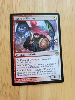 1x FIGURE OF DESTINY Magic the Gathering MTG NM/M DDM 2x2 reg or FOIL kithkin - Image 4
