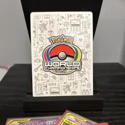 MINT Pokemon TCG Mewtwo & Mew GX 71/236 2019 World Championships - Image 2